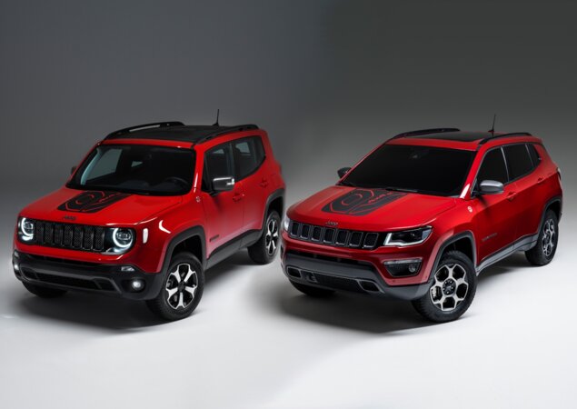 Renegade e Compass ganharam versões híbridas na Europa