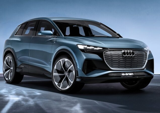 Audi Q4 e-tron foi apresentado como conceito no Salão de Genebra