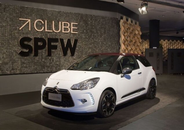 Citroën DS3 esteve presente no São Paulo Fashion Week em janeiro deste ano
