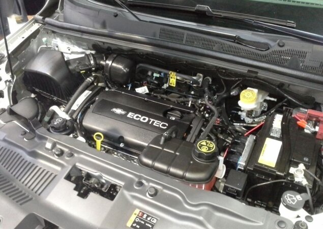 Motor de 1,8 litro flex compartilhado pelo Cruze