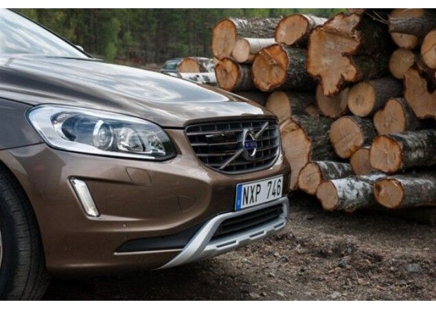 Detalhe da nova frente do Volvo XC60