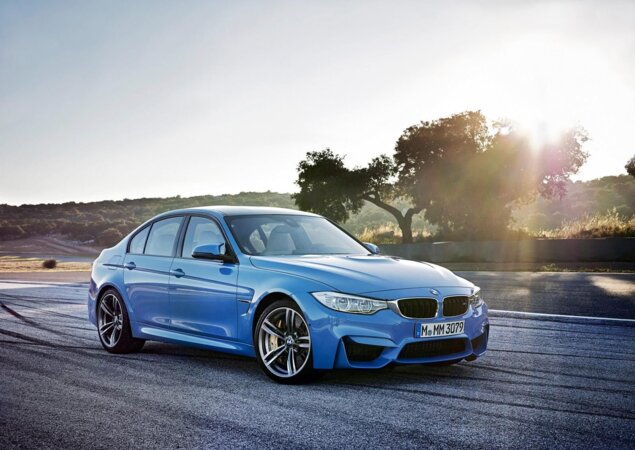O M3 (foto) e o M4 serão equipados com motor 3.0 biturbo a gasolina de 430 cv 