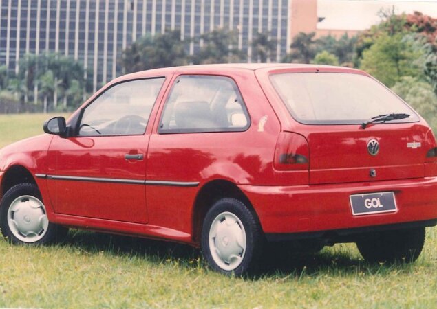 VW Gol Rolling Stones homenageou um show da banda britânica no Maracanã em 1995.