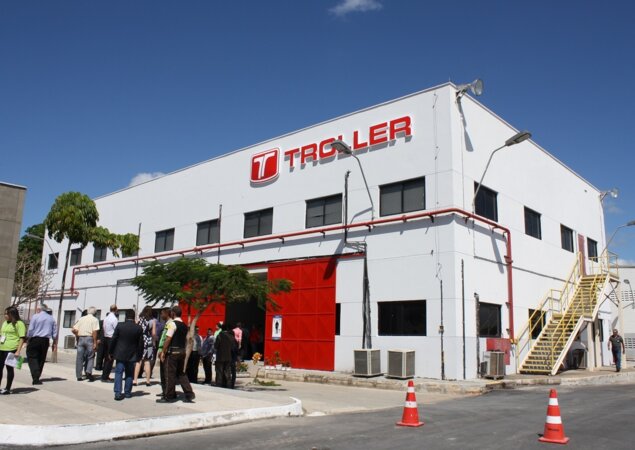 Vista da fábrica da Troller em Horizonte