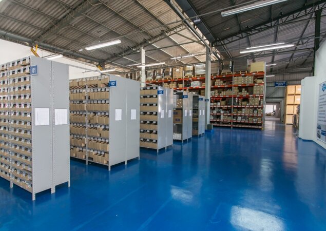 Centro de distribuição de peças da Lifan em Salto (SP)
