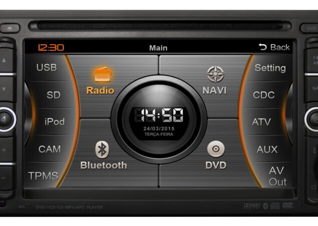 Sistema custa R$ 3.175 e traz TV digital, GPS, Bluetooth com função Streaming (para reprodução de músicas) e câmera de ré com visão noturna