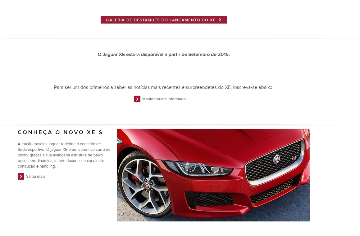 O novo XE chegará ao País em setembro deste ano