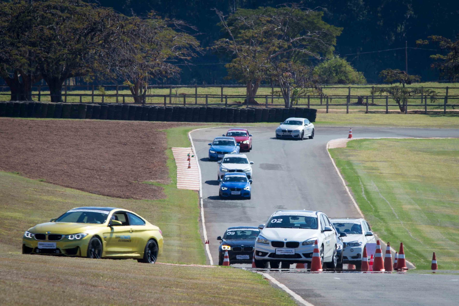 Na pista, apesar da vocação familiar, não fez feio