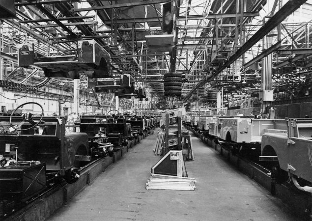 Produção na década de 1950