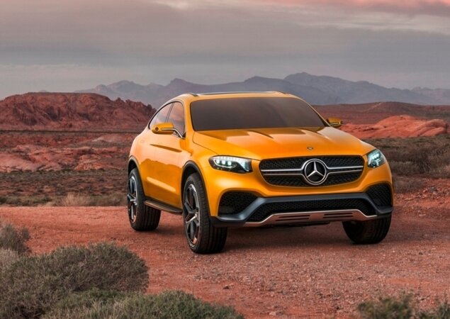 Conceito do GLC Coupé mostrado em Xangai, na China