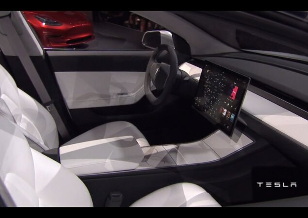 Interior do Model 3