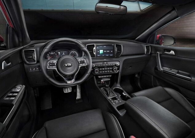 Fotos do interior do novo Sportage