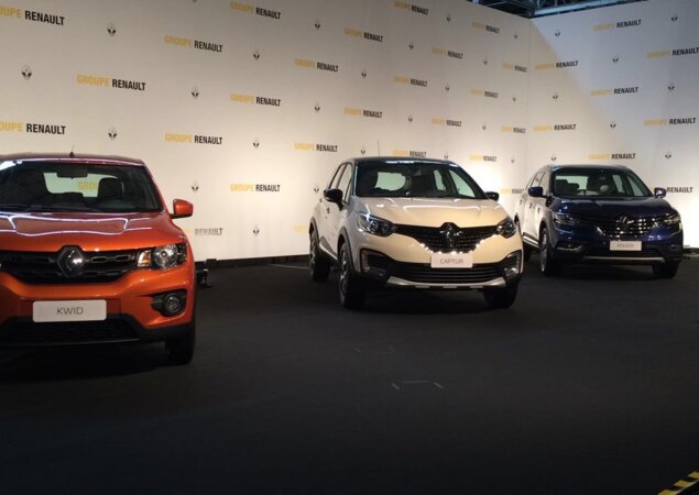 Renault Kwid, Captur e Koleos