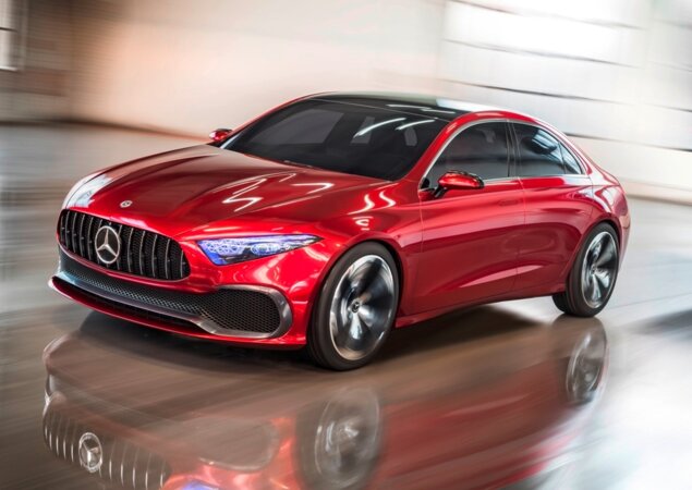 Mercedes-Benz Concept A Sedan faz estreia mundial no Salão de Xangai, na China