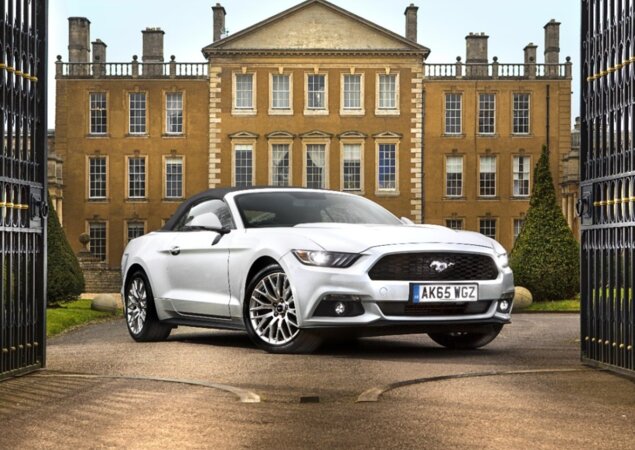 Mustang na Inglaterra
