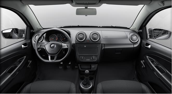 Interior da Robust Cabine Dupla