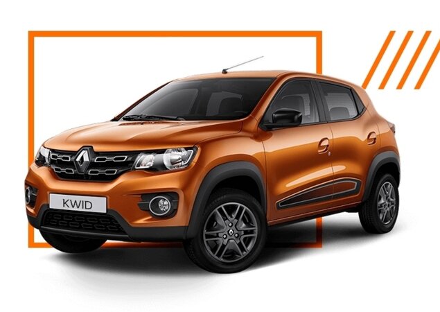 Visual aventureiro tenta vender ideia de que o Kwid é um SUV.