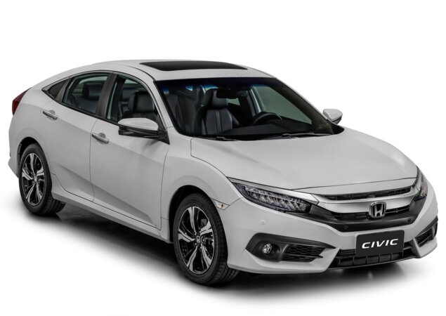 1. Honda Civic / Consumo: 11,8 km/l na cidade e 14,4 km/l na estrada (gasolina)