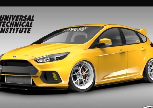 Focus RS recebe pintura em amarelo Pennzoil