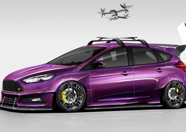 Focus ST ganha um heliponto de drones no teto