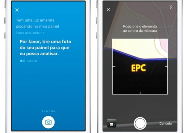 Perguntas podem ser feitas por texto, áudio ou mesmo enviando imagens ao usar a câmera do celular