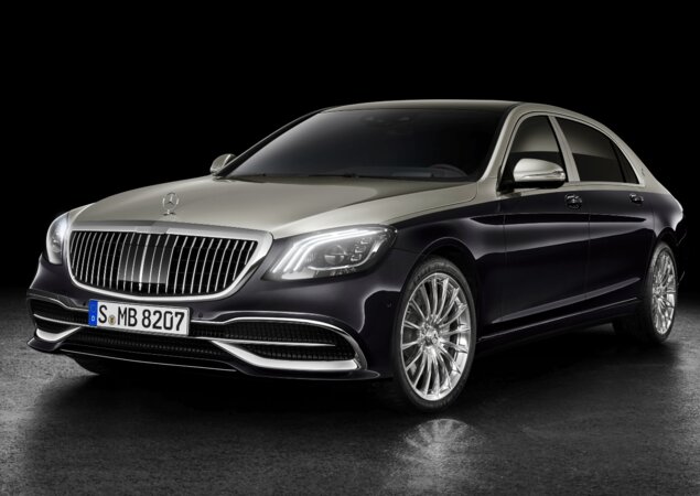 Novo Mercedes-Maybach Classe S tem pintura em dois tons e nova grade frontal