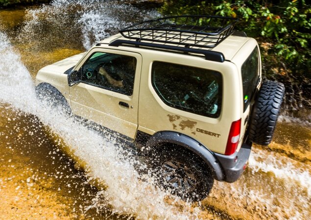 Jimny brasileiro tem motor 1.3 gasolina e tração 4x4