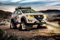 NY: Nissan mostra SUV com esteiras de tanque