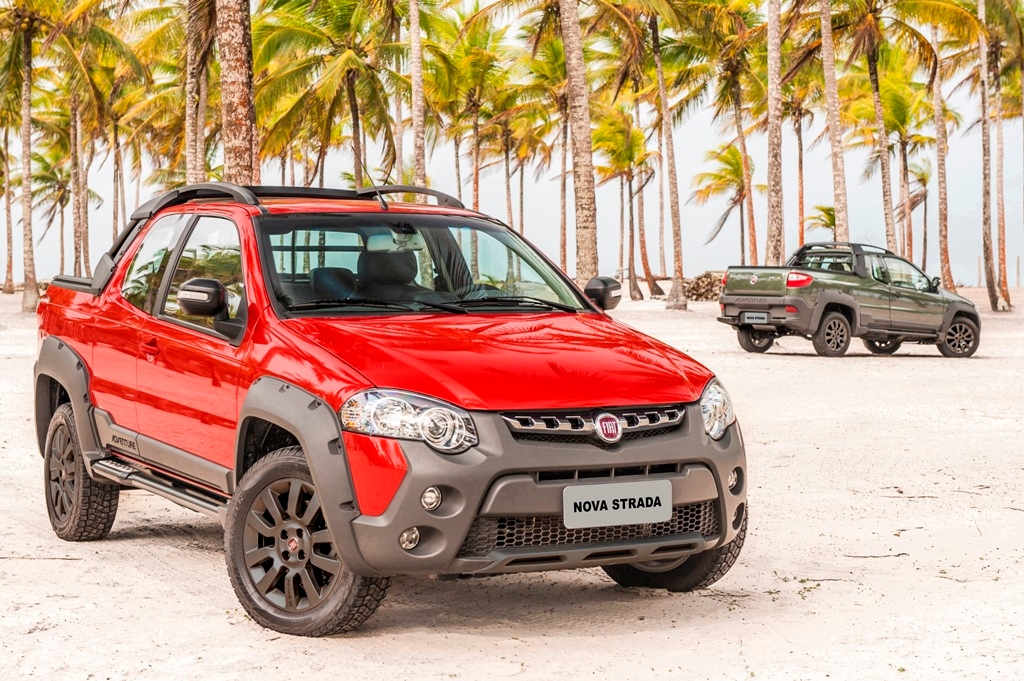 Fiat Strada Adventure 2018 ganha nova central multimídia
